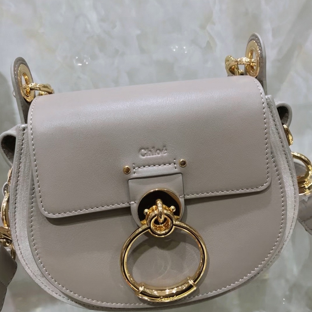 top quality replica Ch10e small tess shoulder bag in grey calfskin