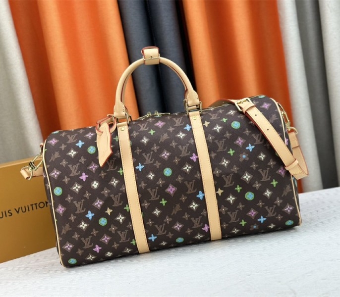 L0vis Vvtt0n Monogram Craggy Keepall Travel 50 Bag In Chocolate