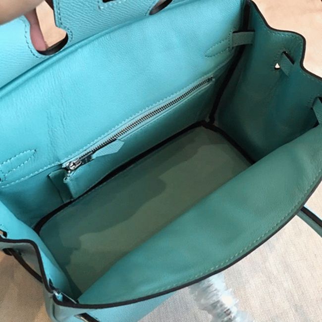 Blue Atoll H**me5 Birkin 25CM High-End Replica