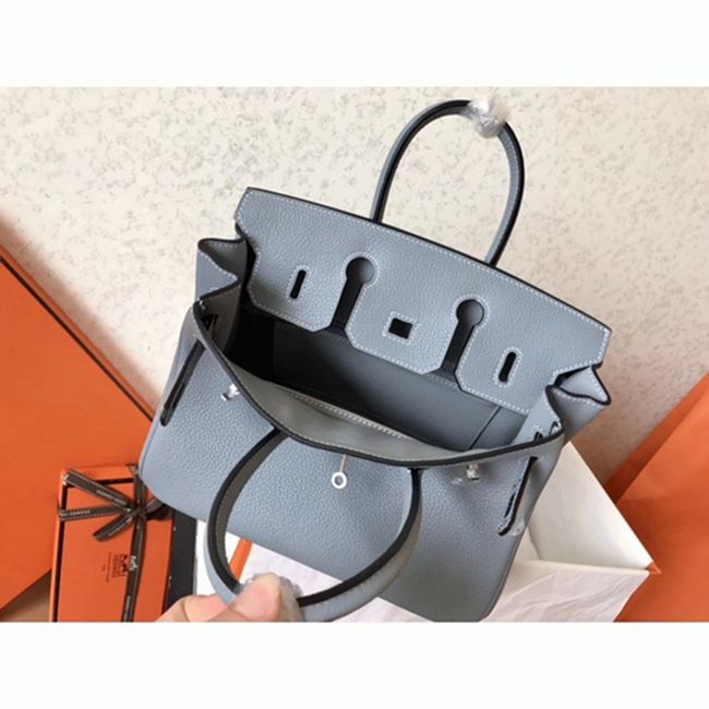H**me5 Birkin 25cm Blue Lin High-End Copy