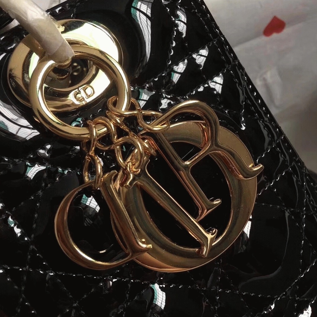 D10r Lady D10r Medium Bag Knockoff in Black