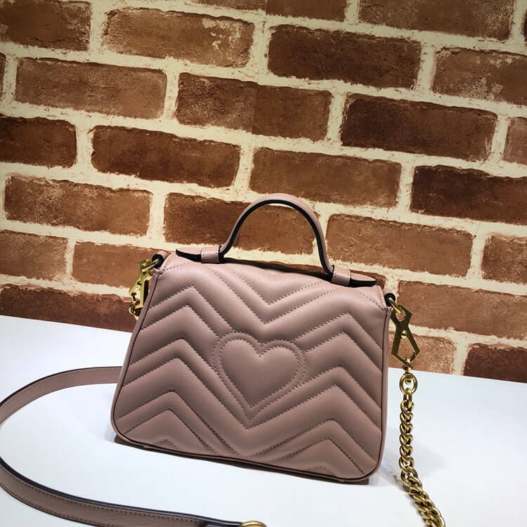 Gvc*1 GG Marmont Mini Top Handle Bag