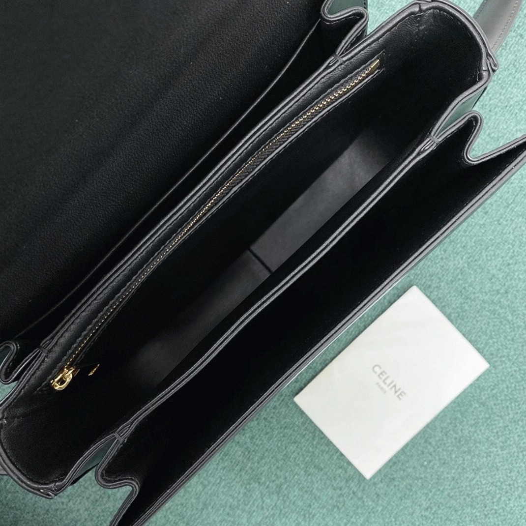 Top Quality Faux Ce1i*e Triomphe Medium Bag In Black