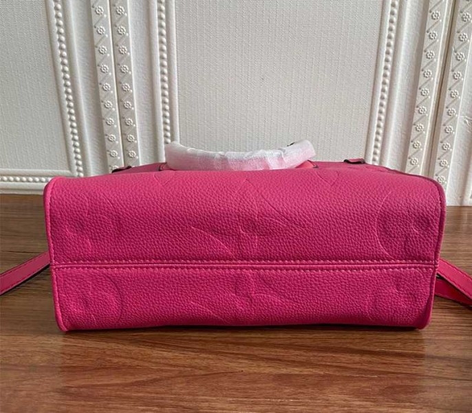 L0vis Vvtt0n Monogram Empreinte Leather Onthego PM Bag In Freesia Pink