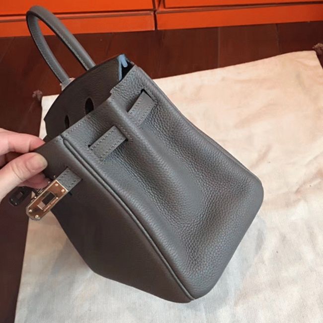 Vert Gris H**me5 Birkin 25cm High-End Copy Handbag