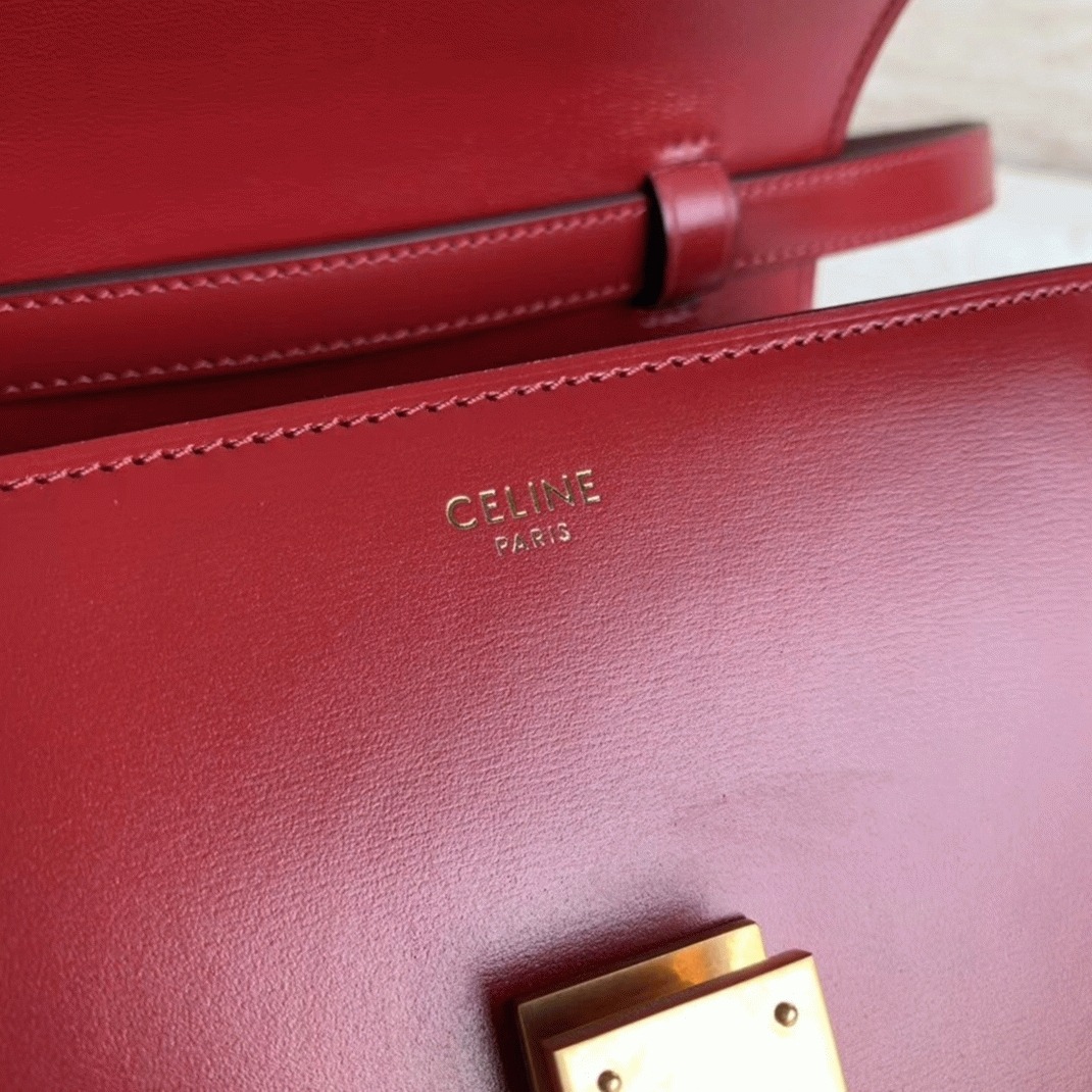 Top Quality Fake Ce1i*e Classic Box Small Bag In Red