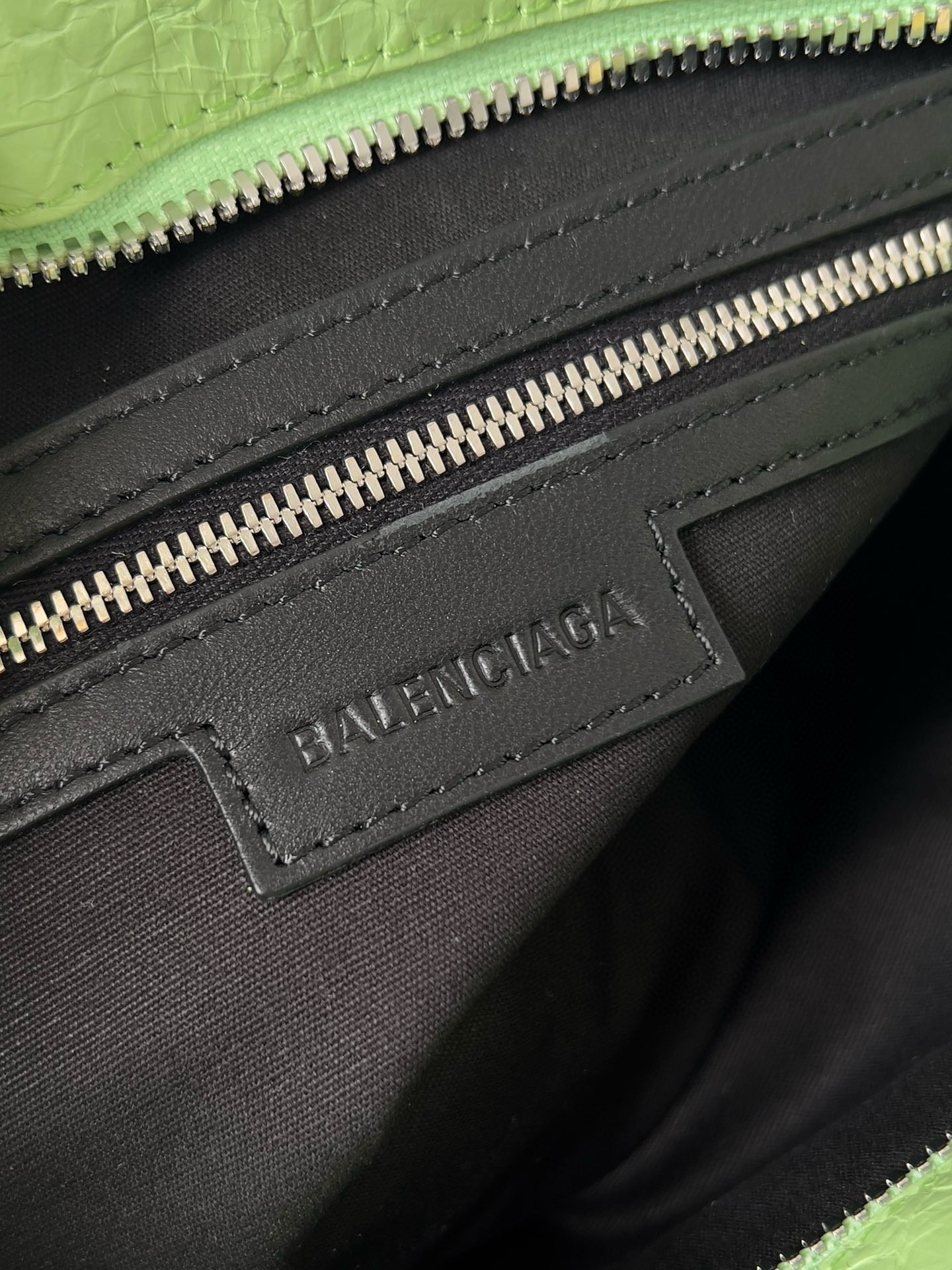Knockoff Ba1en*iaga Le City Small Bag Green Arena Lambskin