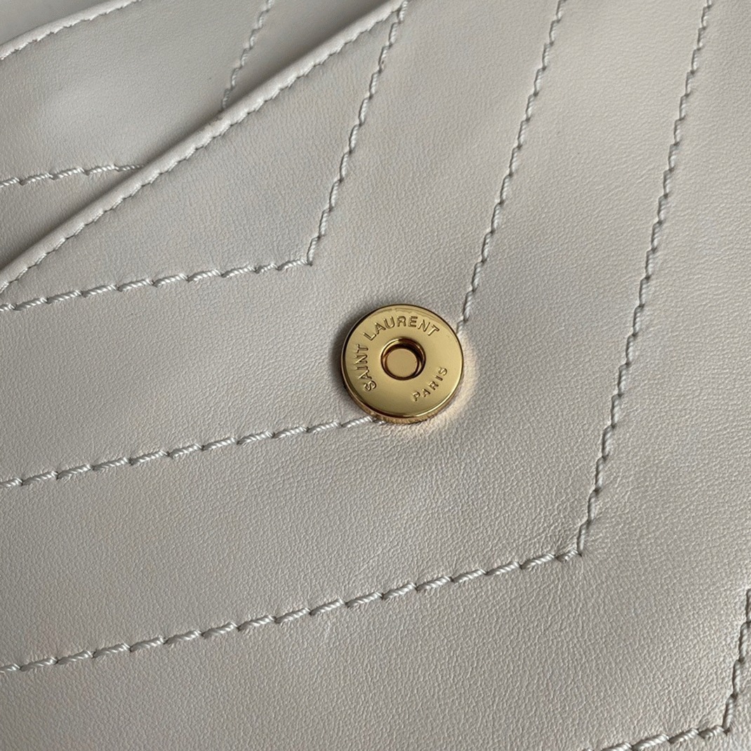 Replica Sa1nt Lau*nt Niki Medium Chain Bag White