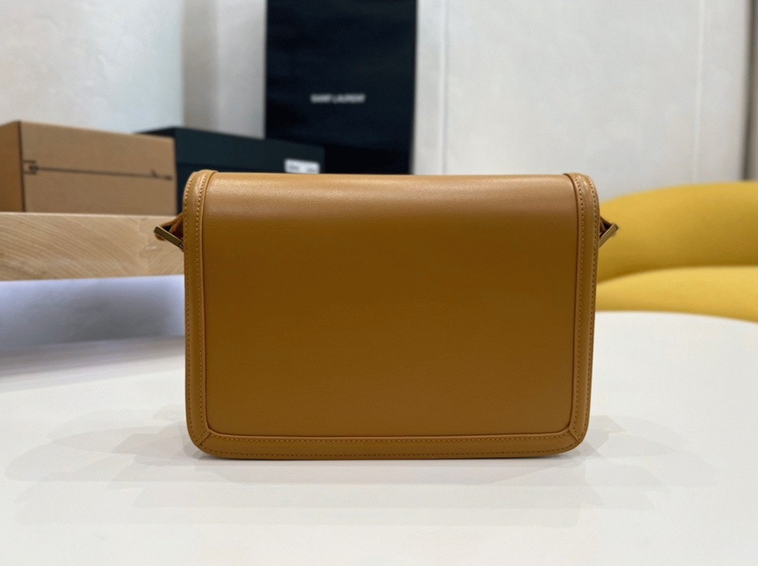 Fake Sa1nt Lau*nt Medium Solferino Bag Camel Calfskin