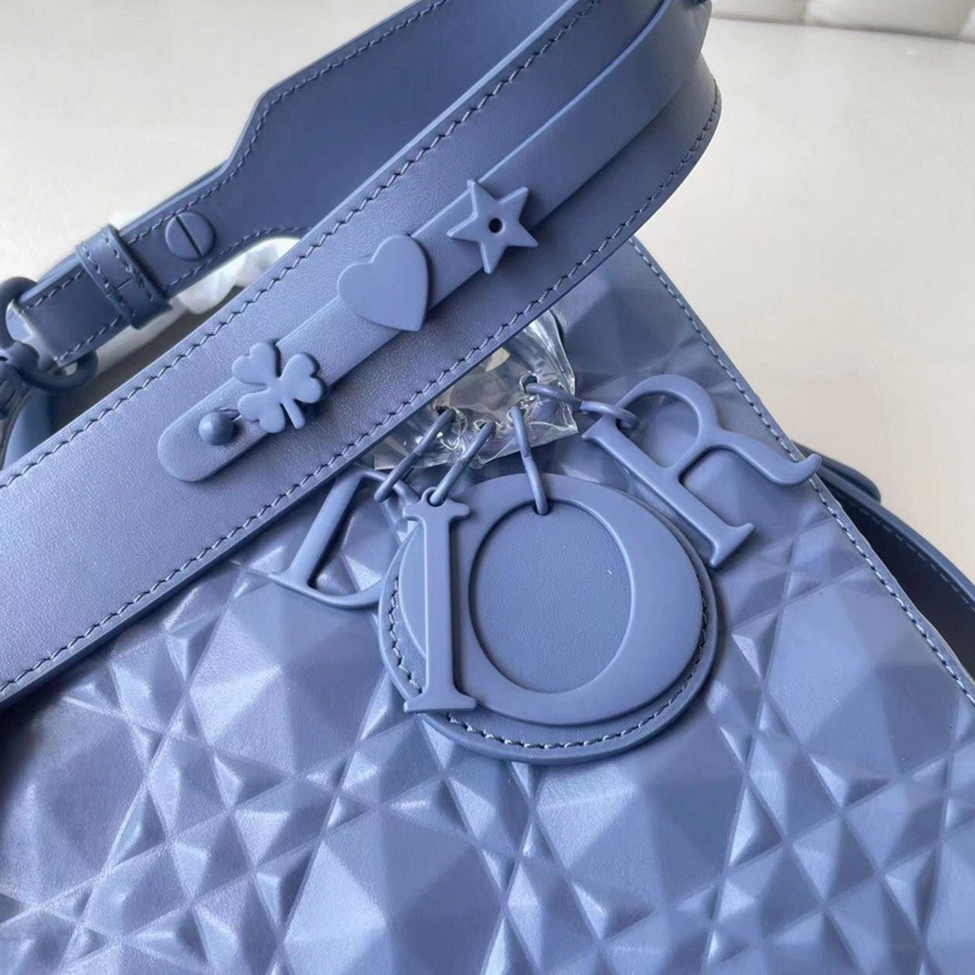 d10r small lady d10r my abcd10r bag replica in De*1m calfskin with d1am0nd motif