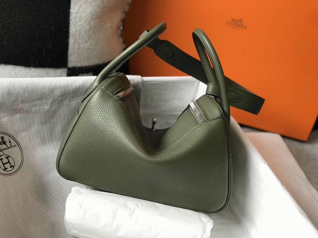 Replica H**me5 Lindy 26cm handbag in canopee