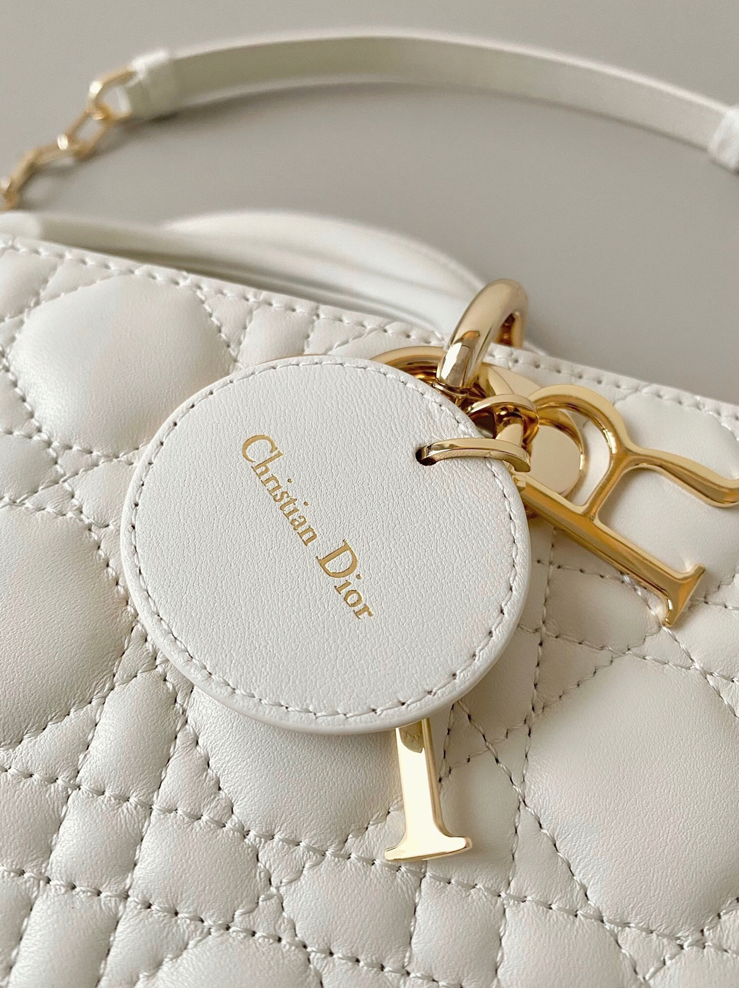 D10r Lady D-Joy Small Bag Knockoff in White