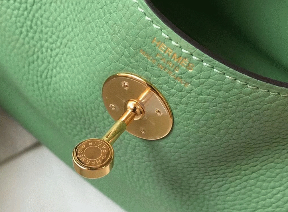 Replica H**me5 Lindy 30cm bag in vert criquet shade
