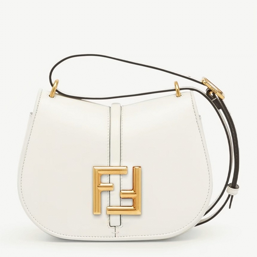 Top Quality Knockoff F**di C’mon Small Bag in White