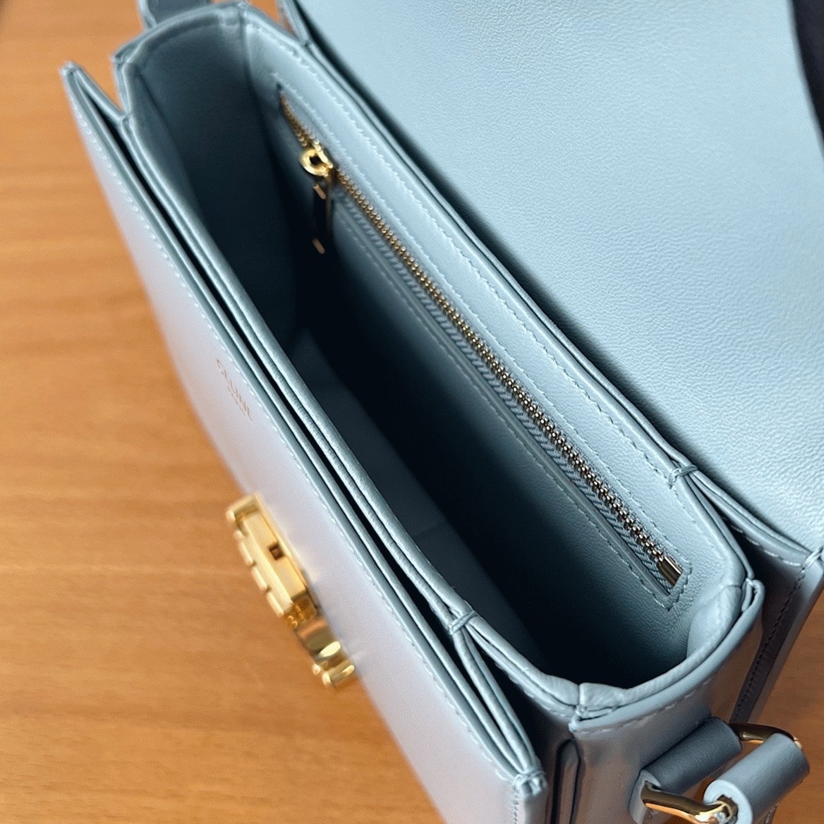 Top Quality Replica Ce1i*e Triomphe Teen Bag In Pale Blue