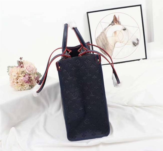 L0vis Vvtt0n Monogram Empreinte Giant Onthego GM Tote In Navy Blue