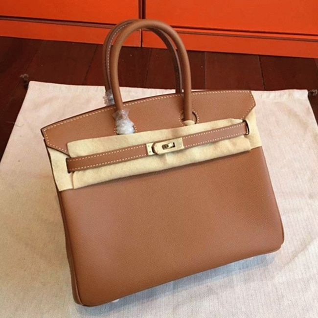 Brown H**me5 Birkin 25cm AAAAA Quality Counterfeit