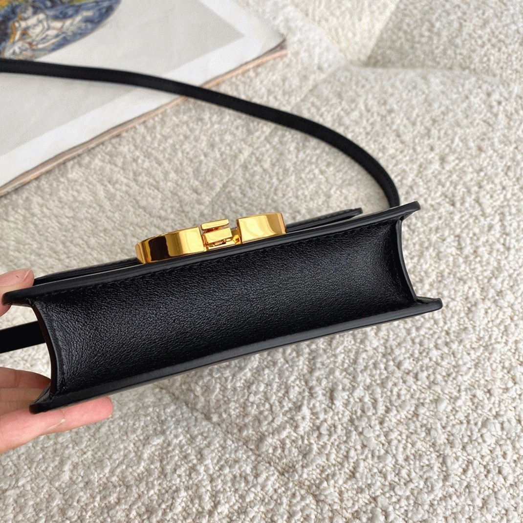 D10r 30 Montaigne Micro Bag Fake in Black Box Calfskin