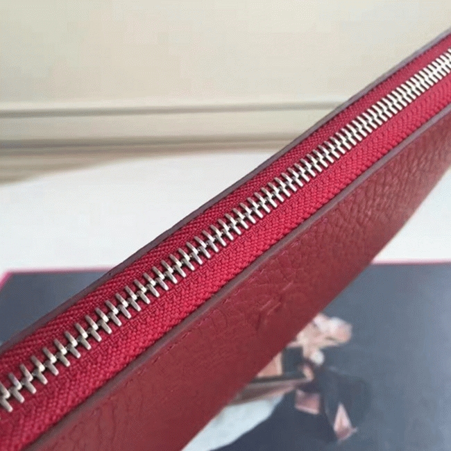 Ruby Designer Knockoff H**me5 Wallet Azap Zipped