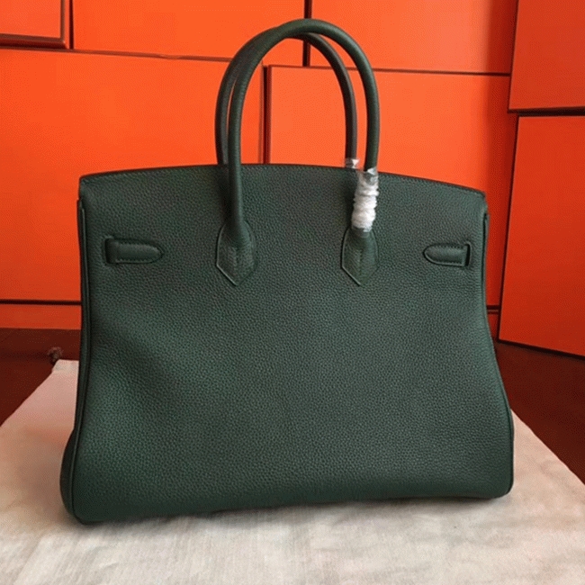 Vert Shade Replica Designer H**me5 Birkin 35cm Tote