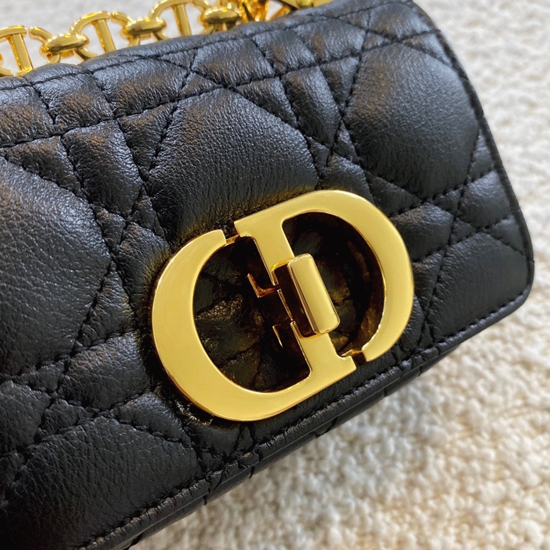 D10r Caro Micro Bag Knockoff in Black