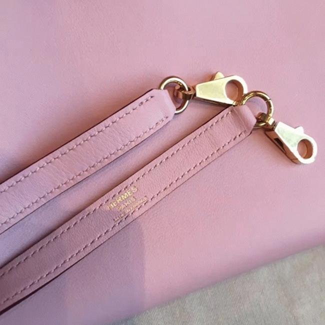 Rose Dragee Swift Knockoff H**me5 Kelly Retourne 32cm Purse