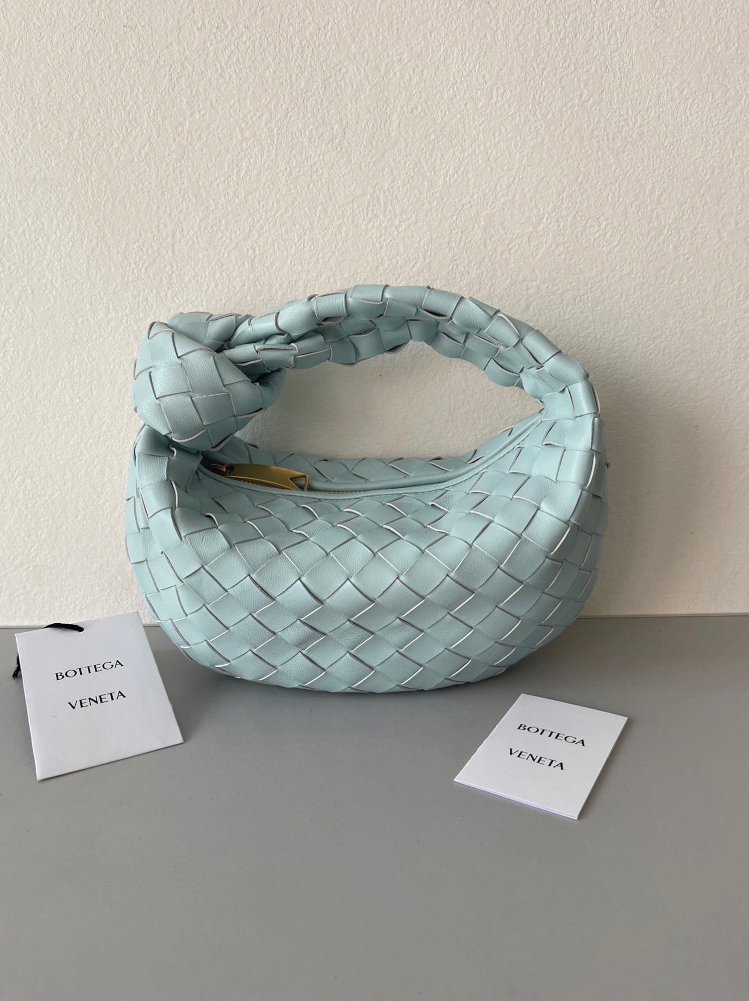 Fake B0tt*ga Ven*ta BV Jodie Mini Bag Teal Washed
