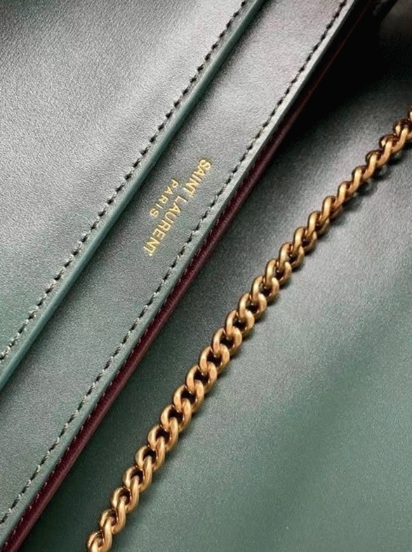 Replica Sa1nt Lau*nt Cassandra Medium Chain Bag Green