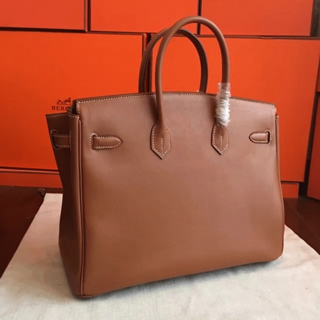 Gold H**me5 Birkin 35cm Knockoff from Designer Collection