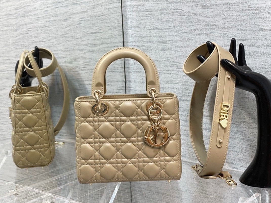 D10r Small Lady D10r My ABCD10r Bag Replica in Sand