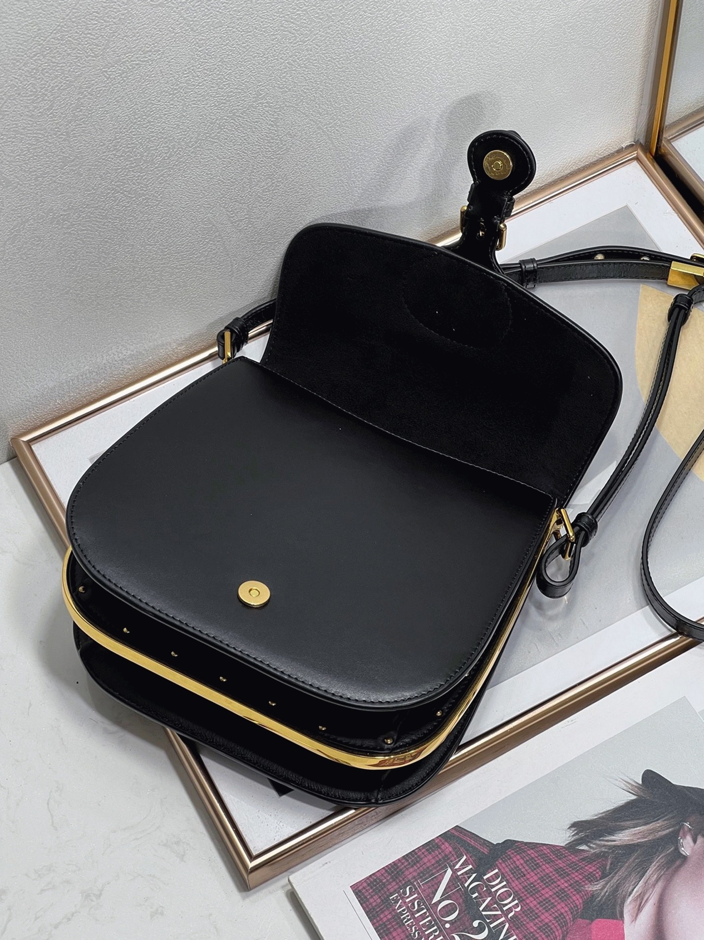 D10r Bobby Frame Bag Fake in Black