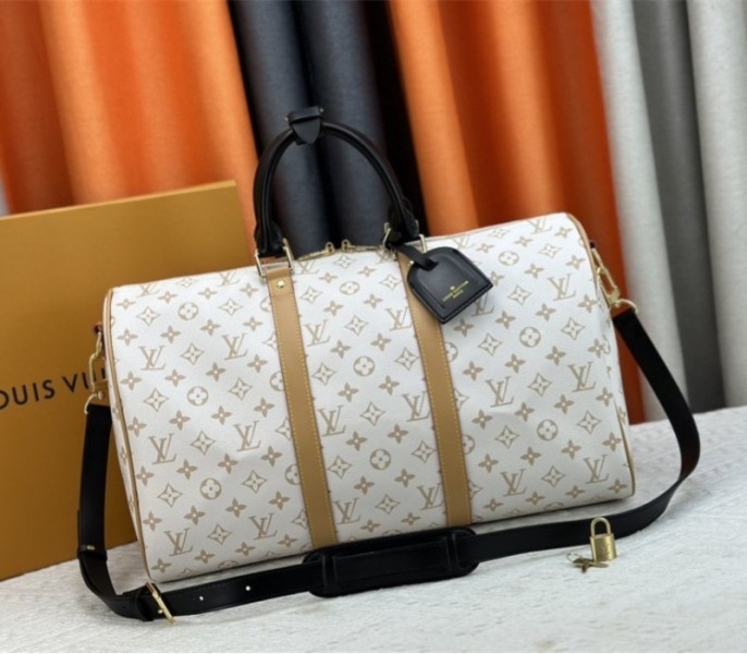 L0vis Vvtt0n Monogram Dune Keepall Bandouliere 45 Travel Bag