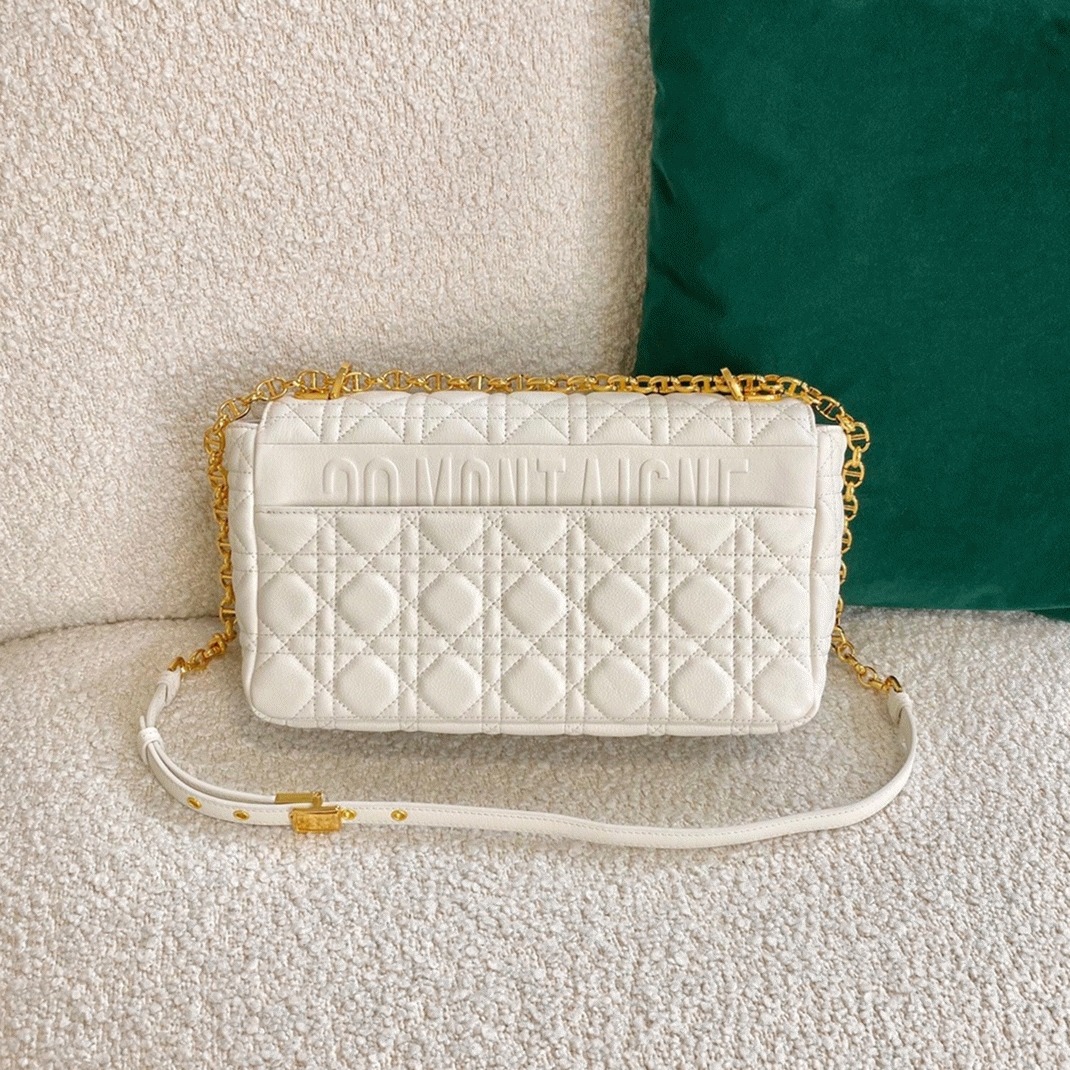 D10r Caro Large Bag Replica in White