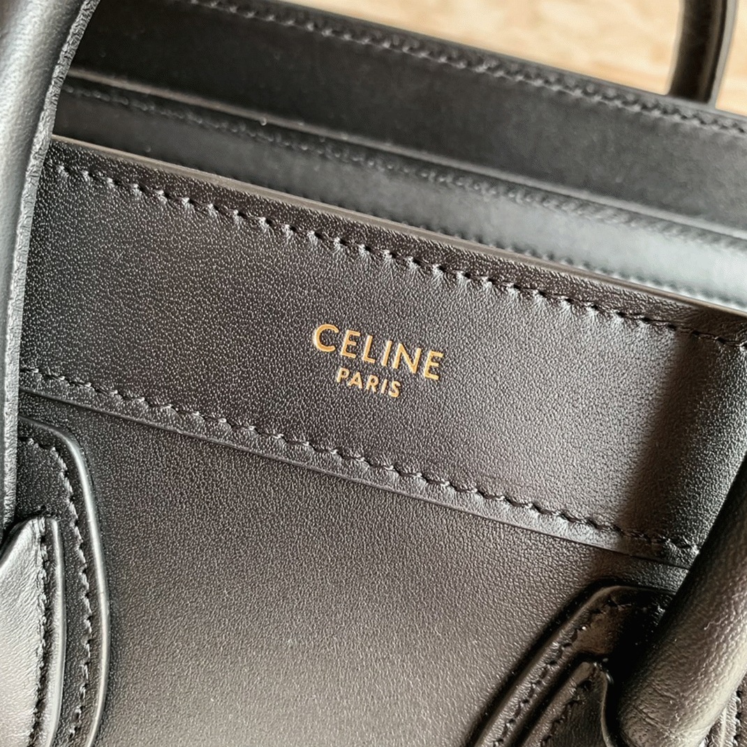 ce1i*e nano lU*gage tote bag replica in black