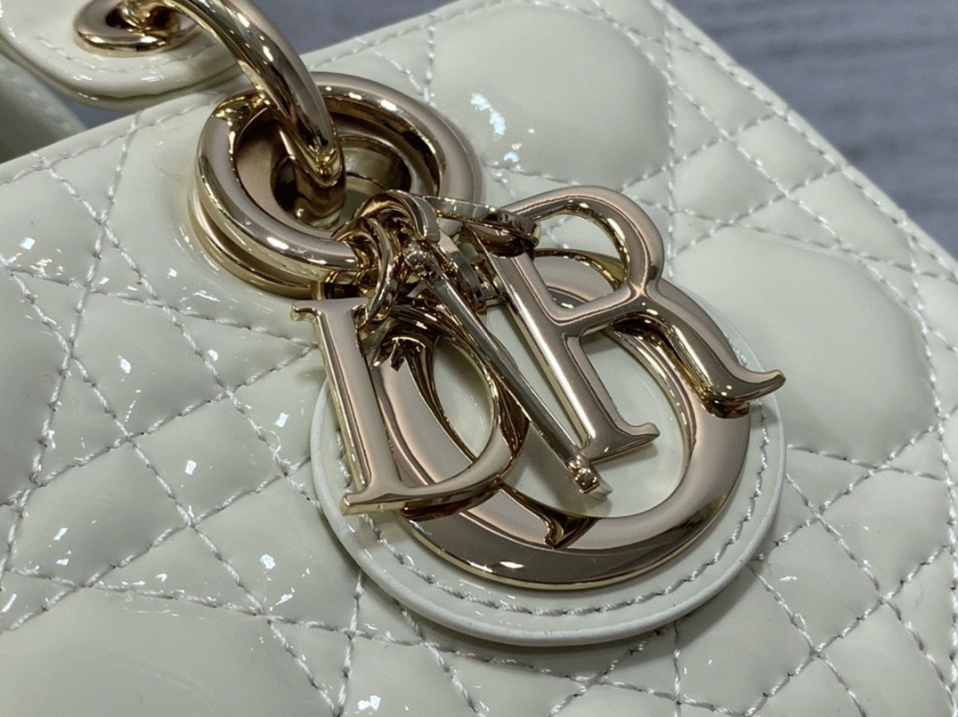 D10r Lady D-Joy Small Bag Knockoff in White
