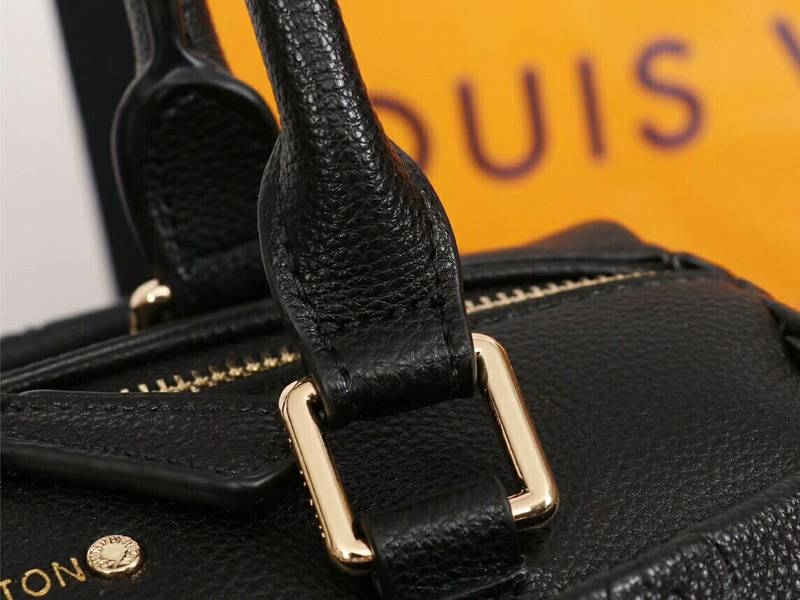 L0vis Vvtt0n Monogram Empreinte Speedy Bandouliere 25 Handbag In Black