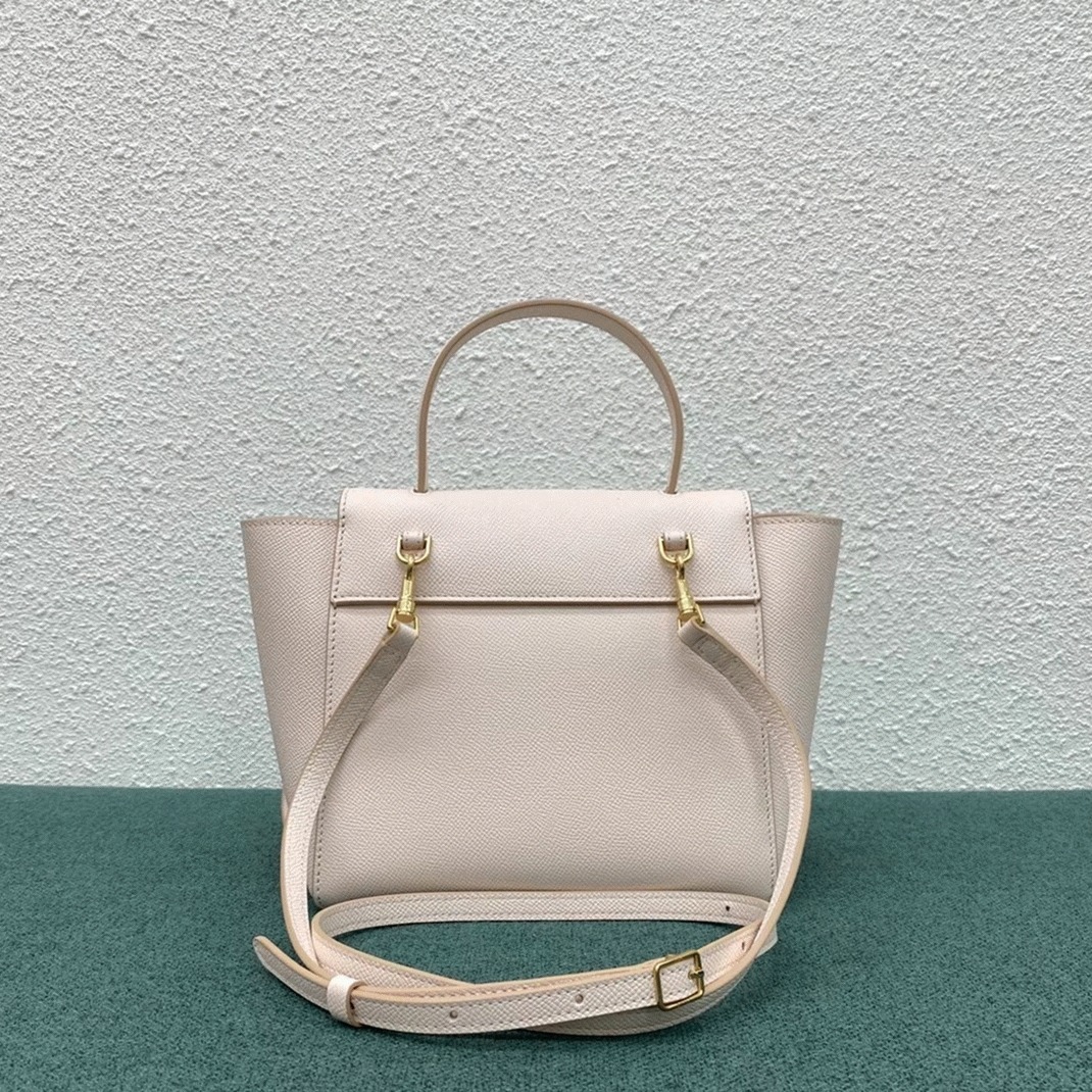 Ce1i*e Belt Nano Bag Faux in Pale Pink
