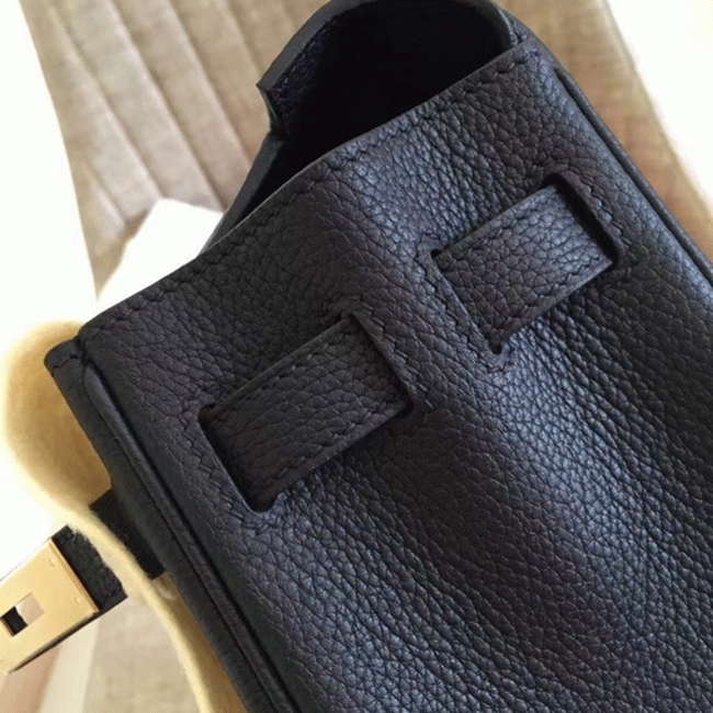 Black Clemence Replica H**me5 Kelly Retourne 32cm Classic Purse