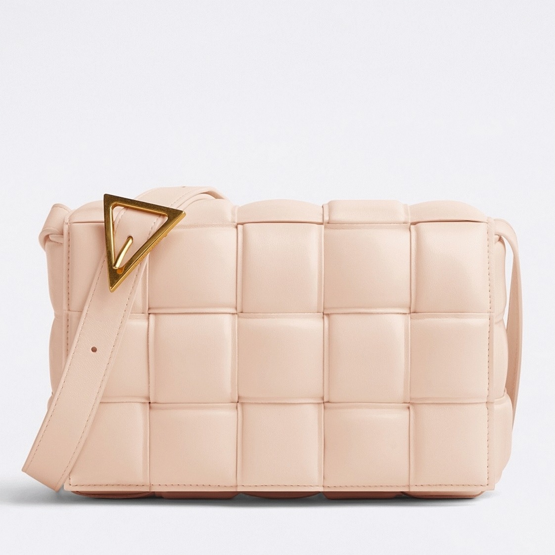 Top Quality Fake B0tt*ga Ven*ta Padded Cassette Bag In Melon