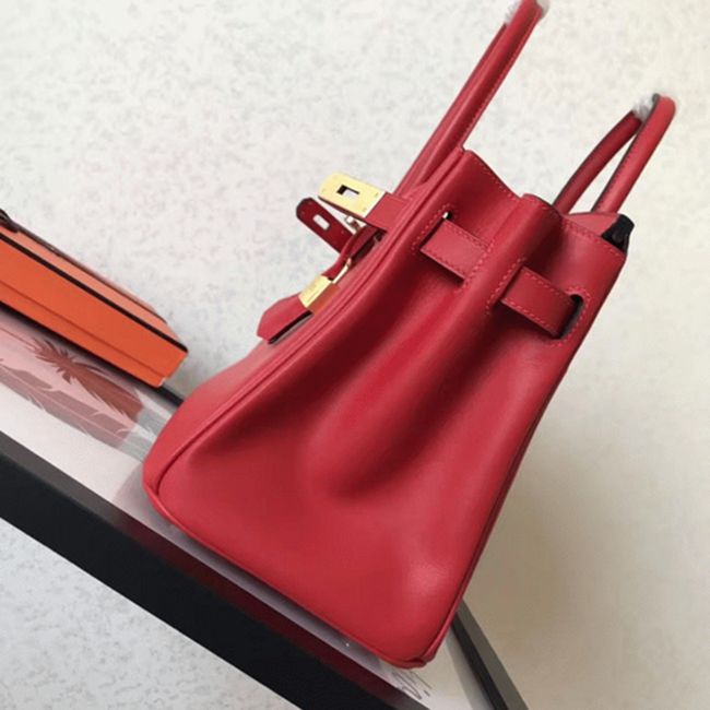 Red Luxury Knockoff H**me5 Birkin 30cm Purse