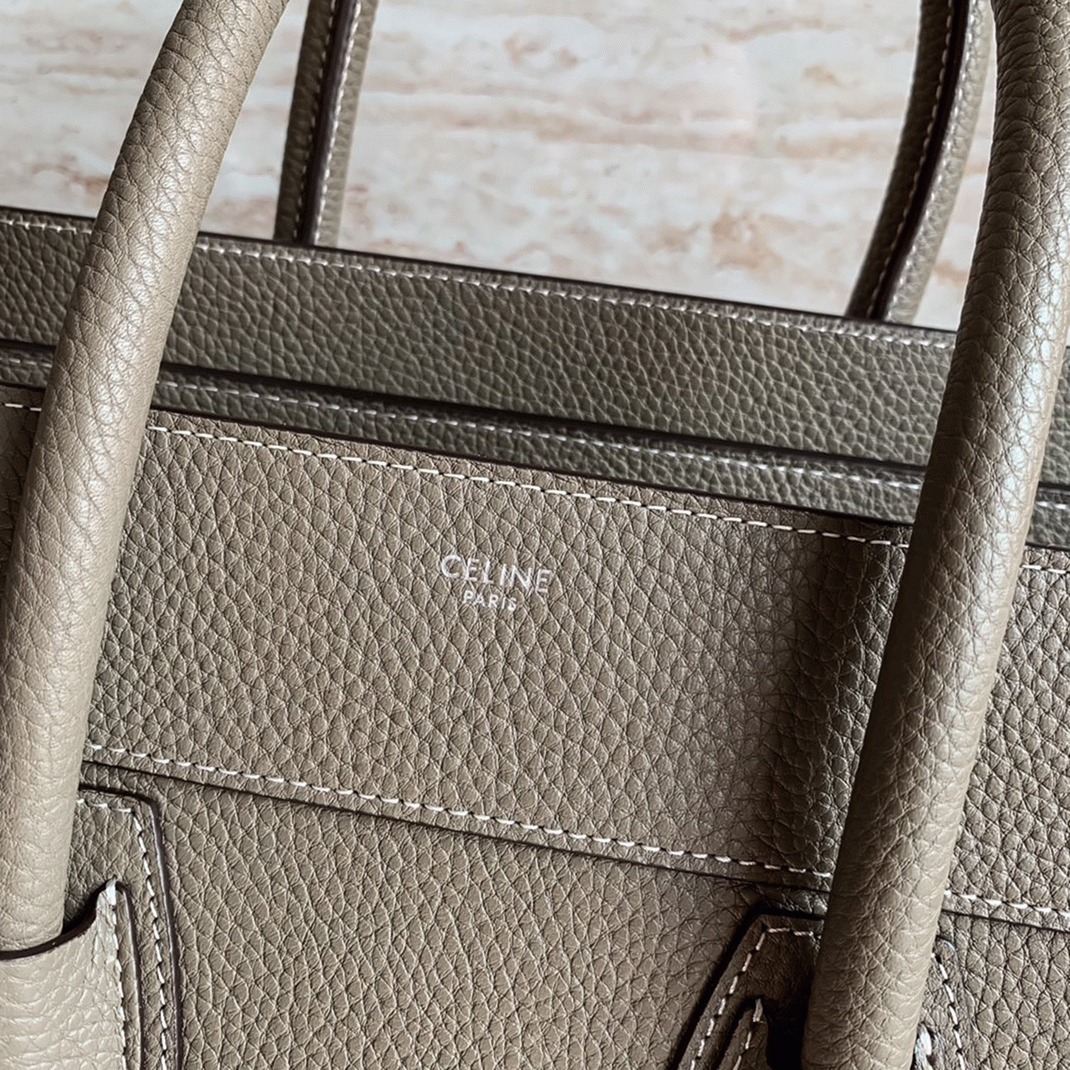 ce1i*e mini lU*gage tote bag knockoff in souris