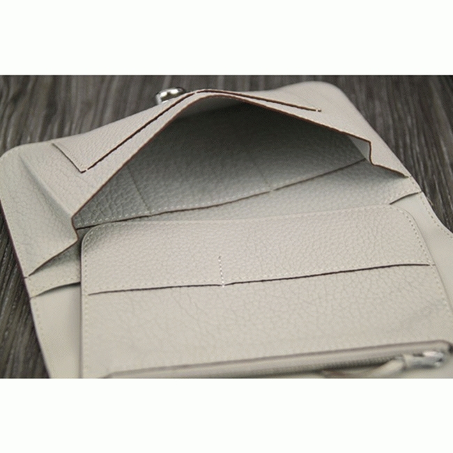 White fake H**me5 Dogon combine wallet