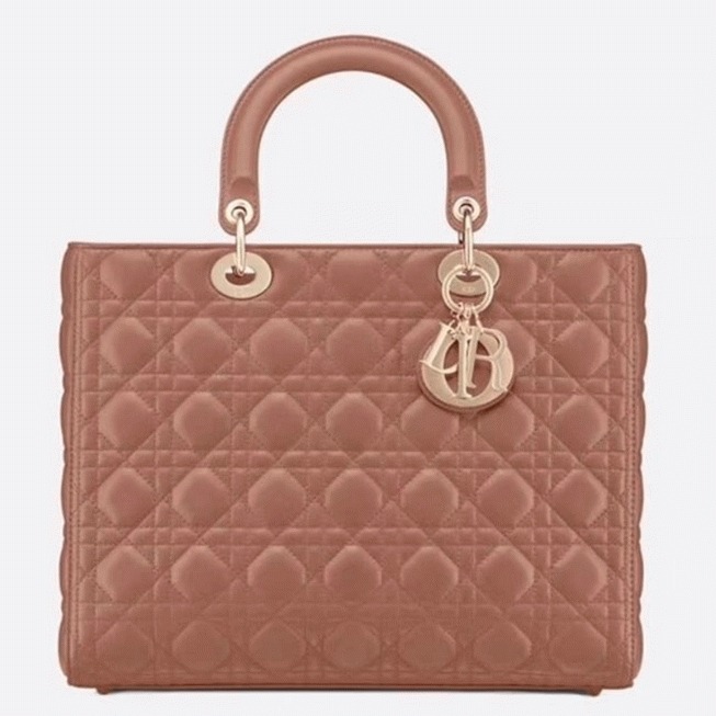 D10r Lady D10r Large Bag Imitation in Blush