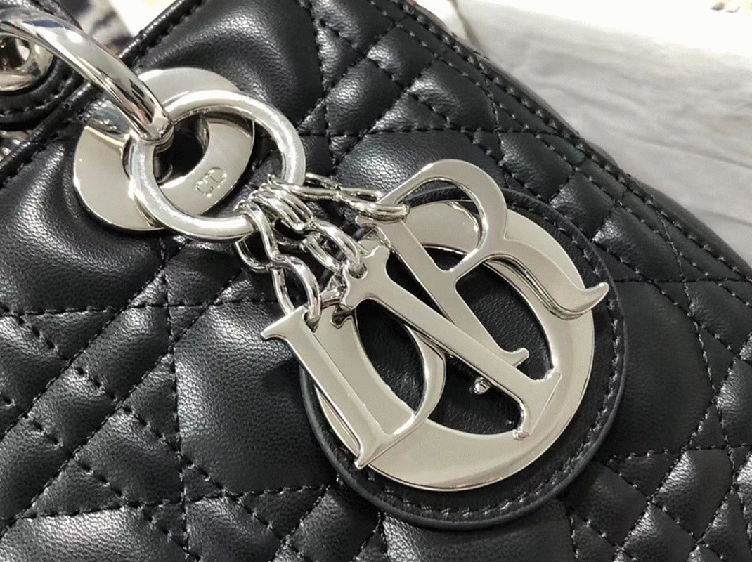 D10r Lady D10r Medium Bag Fake in Noir