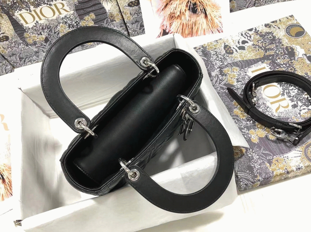 D10r Lady D10r Medium Bag Fake in Noir