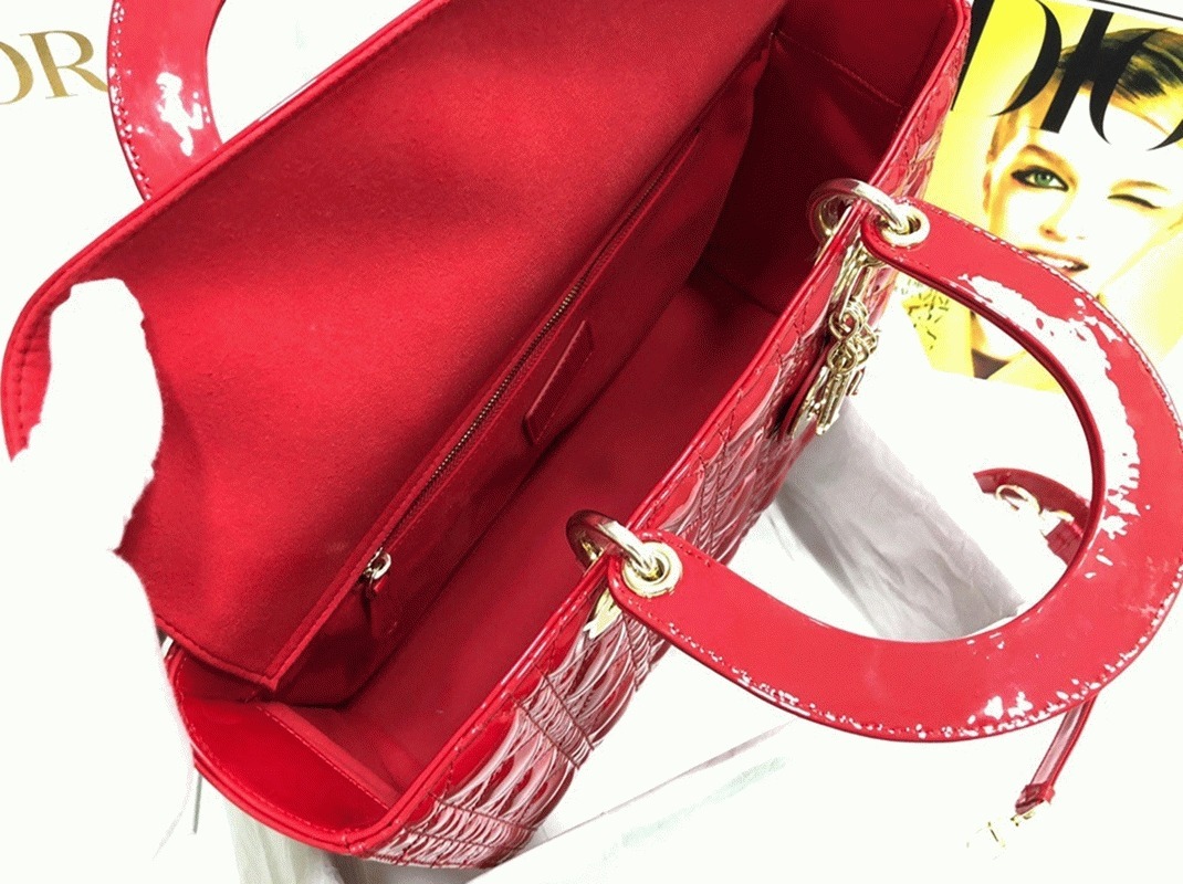 D10r Lady D10r Large Bag Fake in Red