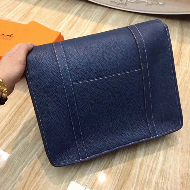 Dark Blue Cheap Knockoff H**me5 Steve Messenger Bag