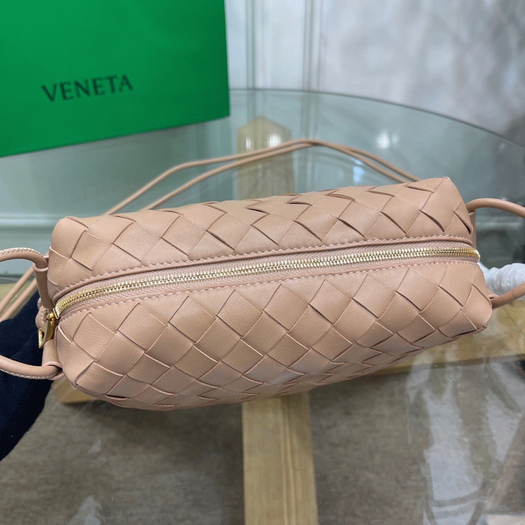 Fake B0tt*ga Ven*ta Loop Small Bag Almond