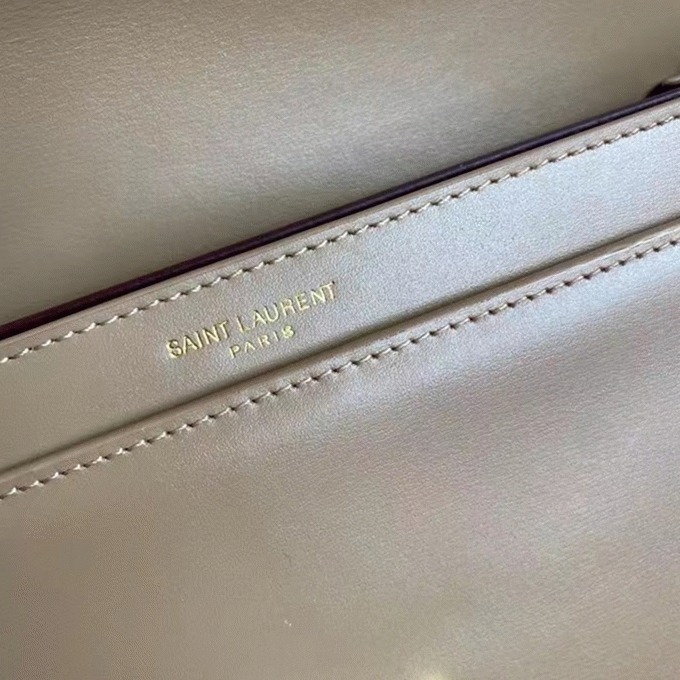 Fake Sa1nt Lau*nt Cassandra Medium Chain Bag Beige