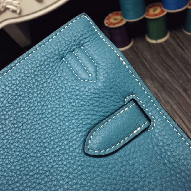 Blue jean knockoff H**me5 Jypsiere 34cm handbag